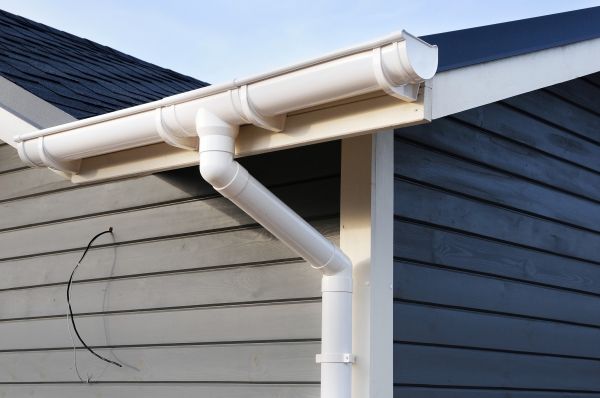 PVC Rain Gutter Installation in Omaha