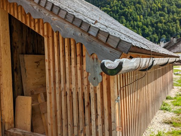 Wood Gutter Installation in Omaha