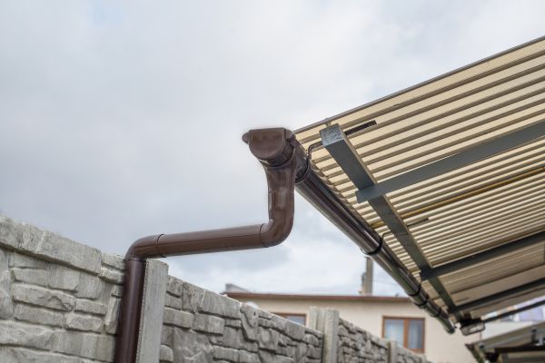 Plastic Downspout Installation in Omaha